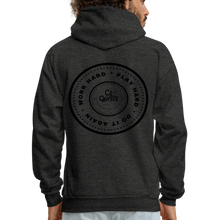 Load image into Gallery viewer, Work Hard Play Hard Men&#39;s Hoodie - charcoal grey
