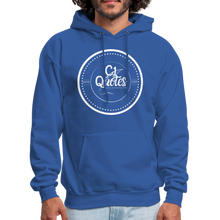 Load image into Gallery viewer, Be The Change Men&#39;s Hoodie (Red Line) - royal blue
