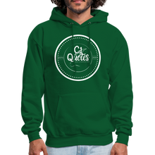Load image into Gallery viewer, Be The Change Men&#39;s Hoodie (Red Line) - forest green
