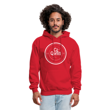 Load image into Gallery viewer, Success Over Excuses Men&#39;s Hoodie (White Print) - red
