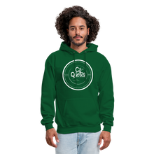 Load image into Gallery viewer, Success Over Excuses Men&#39;s Hoodie (White Print) - forest green
