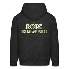 Load image into Gallery viewer, Dope In Real Life Hoodie (White Outline) - charcoal grey
