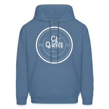 Load image into Gallery viewer, Dope In Real Life Hoodie (White Outline) - denim blue
