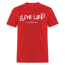 Load image into Gallery viewer, Live Life Unisex Classic T-Shirt - red

