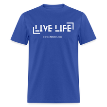 Load image into Gallery viewer, Live Life Unisex Classic T-Shirt - royal blue
