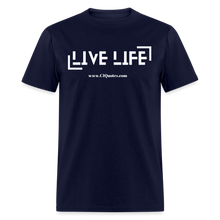 Load image into Gallery viewer, Live Life Unisex Classic T-Shirt - navy
