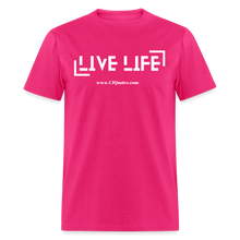 Load image into Gallery viewer, Live Life Unisex Classic T-Shirt - fuchsia

