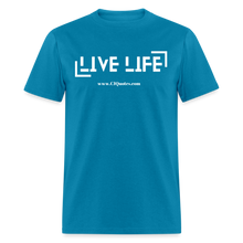Load image into Gallery viewer, Live Life Unisex Classic T-Shirt - turquoise
