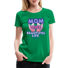Load image into Gallery viewer, Mom &amp; Wife Women’s Premium T-Shirt - kelly green
