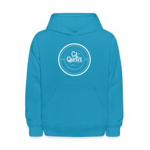 Load image into Gallery viewer, Limited Edition Kids&#39; Hoodie (White) - turquoise
