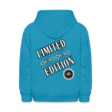Load image into Gallery viewer, Limited Edition Kids&#39; Hoodie (White) - turquoise
