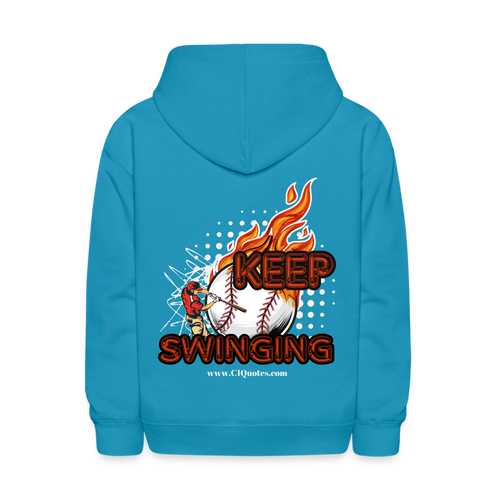 Kee Swinging Kids' Hoodie - turquoise