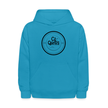 Load image into Gallery viewer, Me Vs Me Kids&#39; Hoodie (Blue) - turquoise
