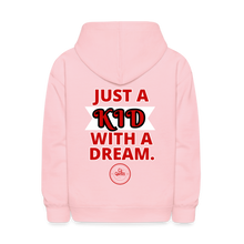 Load image into Gallery viewer, Just A Kid Hoodie (Red) - pink
