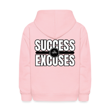 Load image into Gallery viewer, Success Over Excuses Kids&#39; Hoodie - pink
