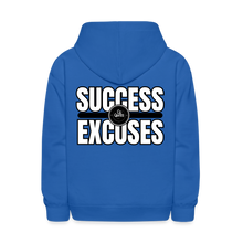 Load image into Gallery viewer, Success Over Excuses Kids&#39; Hoodie - royal blue
