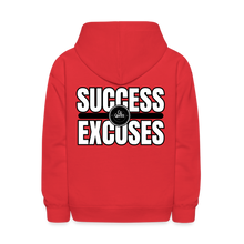 Load image into Gallery viewer, Success Over Excuses Kids&#39; Hoodie - red
