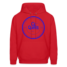 Load image into Gallery viewer, Me vs Me Hoodie (Blue) - red
