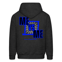Load image into Gallery viewer, Me vs Me Hoodie (Blue) - charcoal grey
