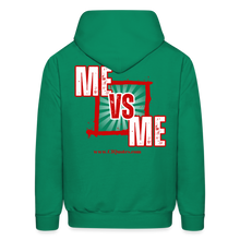 Load image into Gallery viewer, Me Vs Me Hoodie (Red) - kelly green

