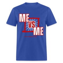 Load image into Gallery viewer, Me Vs Me Unisex Classic T-Shirt (Red) - royal blue
