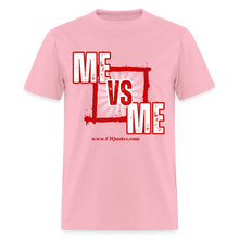 Load image into Gallery viewer, Me Vs Me Unisex Classic T-Shirt (Red) - pink
