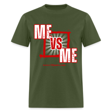 Load image into Gallery viewer, Me Vs Me Unisex Classic T-Shirt (Red) - military green
