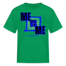 Load image into Gallery viewer, Me vs Me Kids&#39; T-Shirt (Blue) - kelly green

