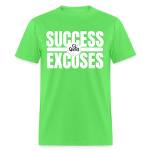 Load image into Gallery viewer, Success Over Excuses Unisex Classic T-Shirt (White Lettering) - kiwi
