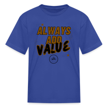 Load image into Gallery viewer, Always Add Kids&#39; T-Shirt - royal blue
