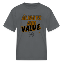 Load image into Gallery viewer, Always Add Kids&#39; T-Shirt - charcoal
