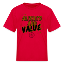 Load image into Gallery viewer, Always Add Kids&#39; T-Shirt - red
