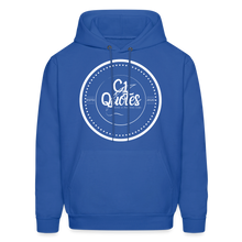 Load image into Gallery viewer, Never Apologize Hoodie (White) - royal blue

