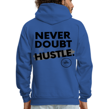 Load image into Gallery viewer, Never Doubt Hoodie (Black Print) - royal blue
