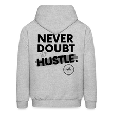 Load image into Gallery viewer, Never Doubt Hoodie (Black Print) - heather gray
