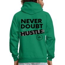 Load image into Gallery viewer, Never Doubt Hoodie (Black Print) - kelly green
