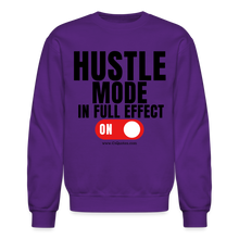 Load image into Gallery viewer, Hustle Mode Sweatshirt (Black Print) - purple
