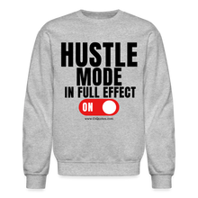 Load image into Gallery viewer, Hustle Mode Sweatshirt (Black Print) - heather gray
