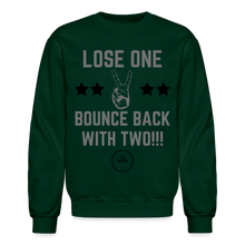 Load image into Gallery viewer, Lose One Crewneck Sweatshirt (Gray) - forest green
