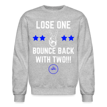 Load image into Gallery viewer, Lose One Crewneck Sweatshirt (White) - heather gray
