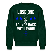 Load image into Gallery viewer, Lose One Crewneck Sweatshirt (White) - forest green
