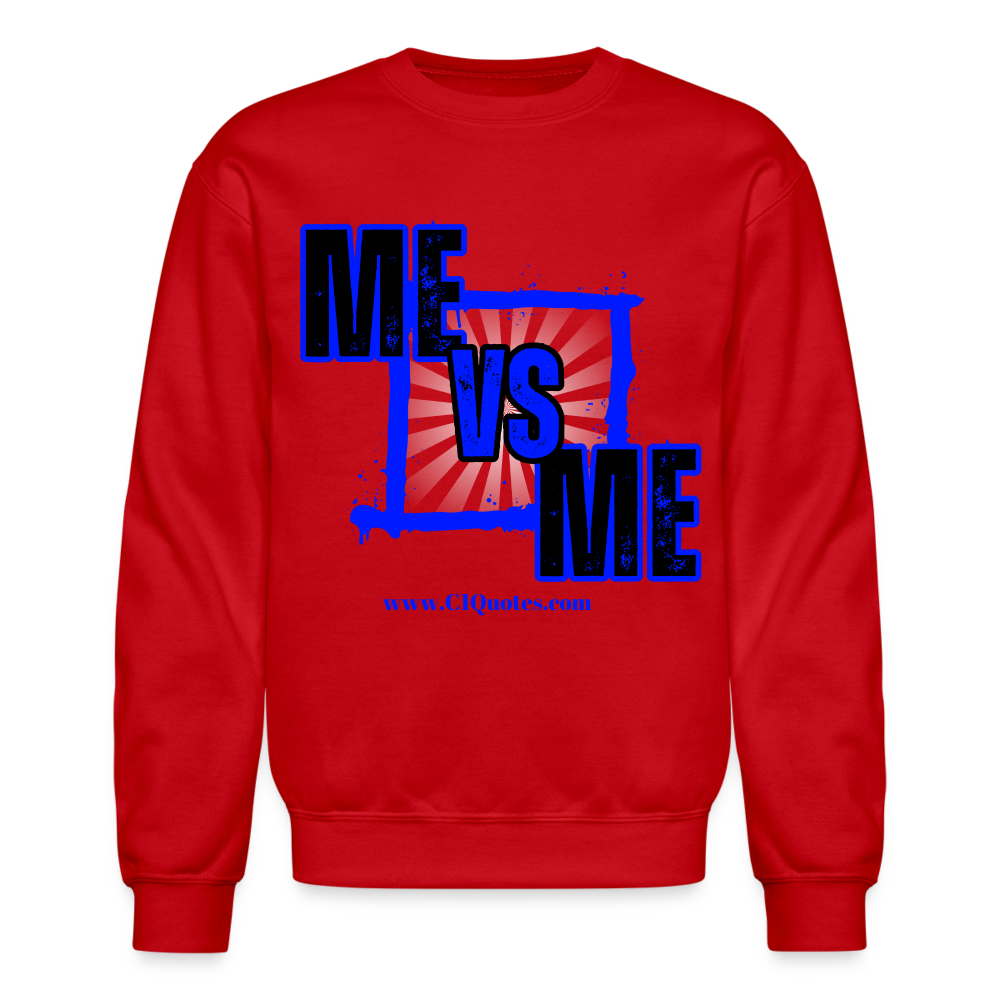 Me Vs Me Sweatshirt (Blue) - red