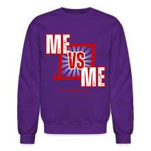 Load image into Gallery viewer, Me Vs Me Sweatshirt (Red) - purple

