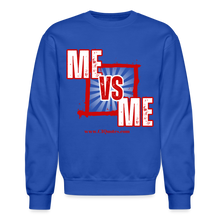 Load image into Gallery viewer, Me Vs Me Sweatshirt (Red) - royal blue
