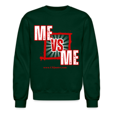 Load image into Gallery viewer, Me Vs Me Sweatshirt (Red) - forest green
