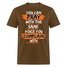 Load image into Gallery viewer, You Can Pray Unisex Classic T-Shirt (Black) - brown

