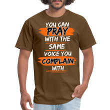 Load image into Gallery viewer, You Can Pray Unisex Classic T-Shirt (Black) - brown
