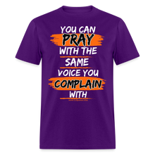 Load image into Gallery viewer, You Can Pray Unisex Classic T-Shirt (Black) - purple
