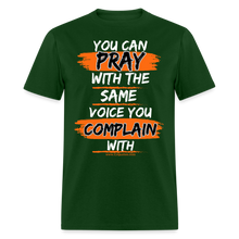Load image into Gallery viewer, You Can Pray Unisex Classic T-Shirt (Black) - forest green

