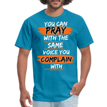 Load image into Gallery viewer, You Can Pray Unisex Classic T-Shirt (Black) - turquoise
